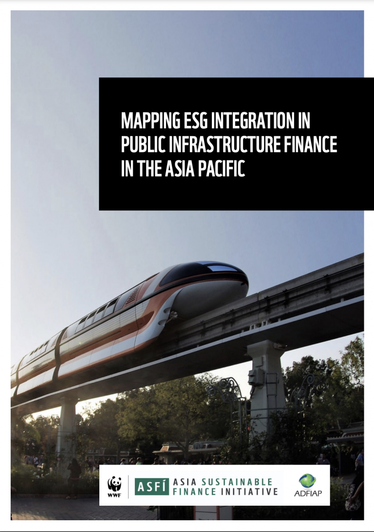 MAPPING ESG INTEGRATION IN PUBLIC INFRASTRUCTURE FINANCE IN THE ASIA PACIFIC