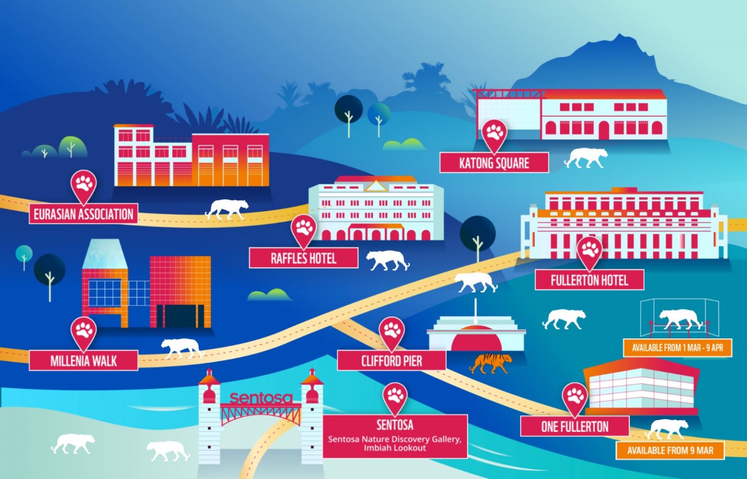 THE TIGERS ARE HERE WWFSingapore's ARmazing Tiger Trail is Unveiled WWF Singapore